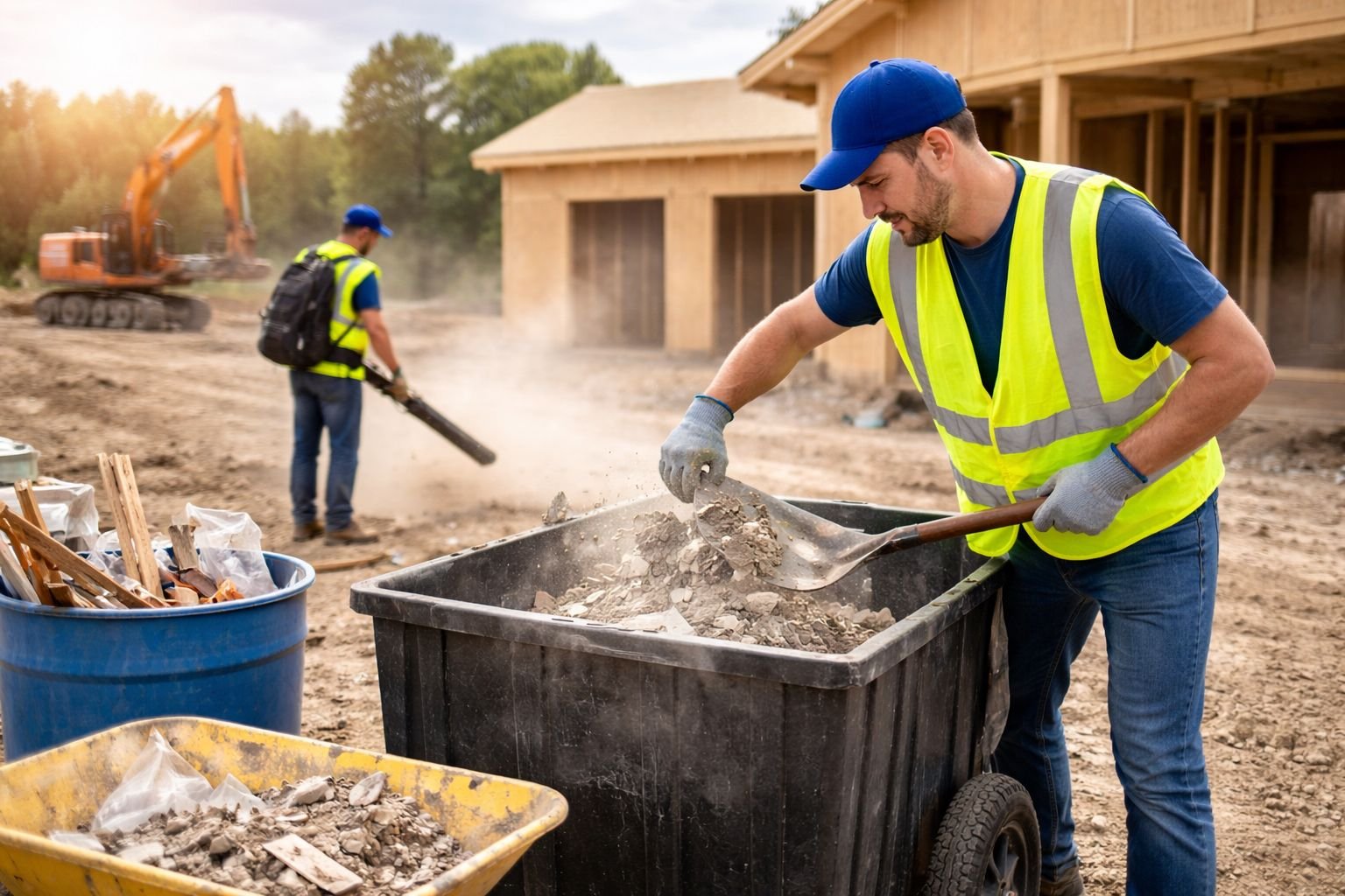 service-1 Post-construction cleanup and site debris removal